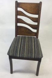 dining chair with cut out back