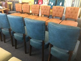 tufted chairs