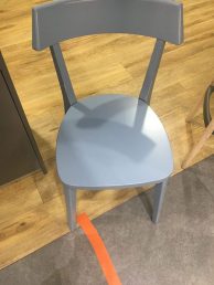 grey bistro chair